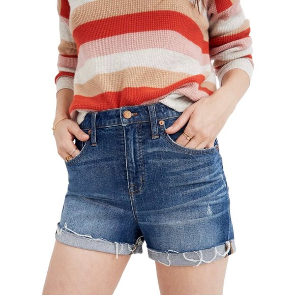 Madewell High Rise Denim Shorts - Picture 3 of 10